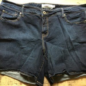 Classic Skinny Short - Vintage Stretch Dark Wash